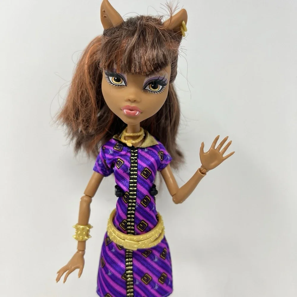 Monster‎ High Clawdeen Wolf Doll Coffin Bean Series Original Gift Toy Fashion